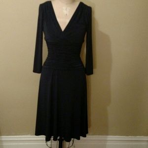 🌹3 dresses for 23! Navy Blue Dress gathered waist